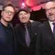 Marvel Studios president Kevin Feige (center) with Marvel directors James Gunn and Peyton Reed. Image: Jesse Grant/Getty Images for Disney